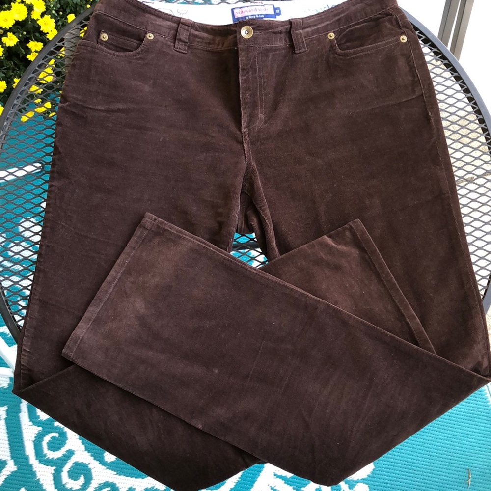 Vineyard Vines Saylor Fit Chocolate Brown Corduroy Pants